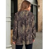 image:imageANRABESS Womens Sweatshirt Printed Fleece Henley Tops 2026 Fall OutfitsVintage Brown