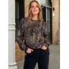 image:imageANRABESS Womens Sweatshirt Printed Fleece Henley Tops 2026 Fall OutfitsVintage Brown
