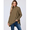image:imageANRABESS Womens Turtleneck Oversized Sweaters Fall OutfitsCamel