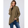 image:imageANRABESS Womens Turtleneck Oversized Sweaters Fall OutfitsCamel