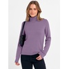 image:imageANRABESS Womens Turtleneck Wool Blend Lightweight SweatersGrey Purple