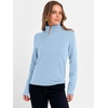 image:imageANRABESS Womens Turtleneck Wool Blend Lightweight SweatersLight Blue