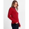 image:imageANRABESS Womens Turtleneck Wool Blend Lightweight SweatersRed