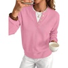 image:imageANRABESS Sweaters for Women 2026 Fall Long Sleeve Lightweight Pullover TopsCoral Pink