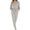 image:imageANRABESS Womens 2 Piece Sweater Lounge Sets Travel Fall OutfitsSilver Grey