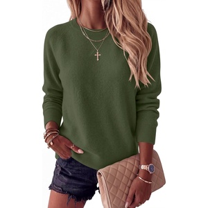 image:imageANRABESS Sweater for Women Lightweight Knit Pullover 2026 Fall OutfitsArmy Green