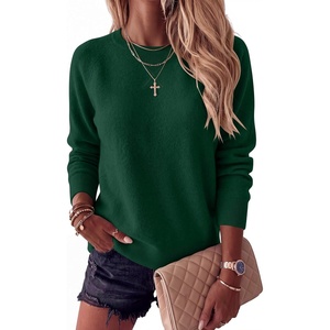 image:imageANRABESS Sweater for Women Lightweight Knit Pullover 2026 Fall OutfitsForest Green