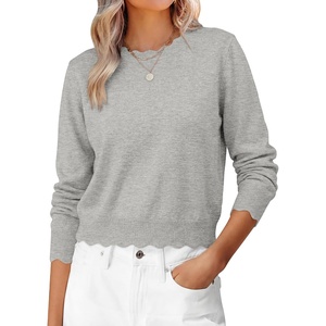 image:imageANRABESS Sweaters for Women Fall Long Sleeve LightweightGrey