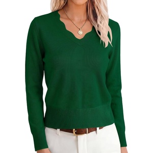 image:imageANRABESS Sweaters for Women Lightweight Fall CroppedForest Green