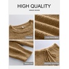 image:imageANRABESS Lounge Sets for Women Fuzzy Fleece Pajama SetRed