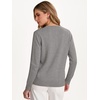 image:imageANRABESS Women Fall Long Sleeve V Neck Lightweight SweatersGrey