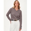 image:imageANRABESS Women Fall Long Sleeve V Neck Lightweight SweatersNutmeg