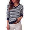 Navy White Stripe