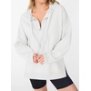 image:imageANRABESS Hoodies for Women Oversized Quarter Zip PulloverWhite