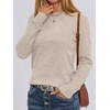 image:imageANRABESS Sweaters for Women Long Sleeve Lightweight Fall OutfitsAlmond