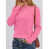 image:imageANRABESS Sweaters for Women Long Sleeve Lightweight Fall OutfitsHot Pink