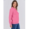 image:imageANRABESS Sweaters for Women Long Sleeve Lightweight Fall OutfitsHot Pink