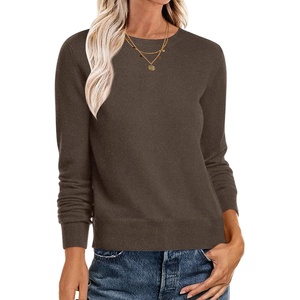 image:imageANRABESS Sweaters for Women Long Sleeve Lightweight Fall OutfitsBrown