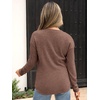 image:imageANRABESS Long Sleeve Shirts for Women Fall Henley Tops Dressy Casual BlouseBrown