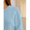 image:imageANRABESS Oversized Sweaters for Women Fall Wool Blend PulloverLight Blue