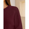 image:imageANRABESS Oversized Sweaters for Women Fall Wool Blend PulloverRed