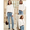 image:imageANRABESS Oversized Sweaters for Women Fall Wool Blend PulloverWhite
