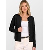 image:imageANRABESS Women Button Down Long Sleeve Roll Neck Cardigan SweaterBlack