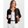 image:imageANRABESS Women Button Down Long Sleeve Roll Neck Cardigan SweaterBlack