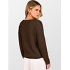 image:imageANRABESS Women Button Down Long Sleeve Roll Neck Cardigan SweaterCoffee