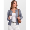image:imageANRABESS Women Button Down Long Sleeve Roll Neck Cardigan SweaterDark Grey