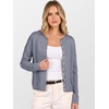 image:imageANRABESS Women Button Down Long Sleeve Roll Neck Cardigan SweaterDark Grey