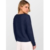 image:imageANRABESS Women Button Down Long Sleeve Roll Neck Cardigan SweaterNavy Blue