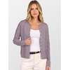 image:imageANRABESS Women Button Down Long Sleeve Roll Neck Cardigan SweaterNutmeg