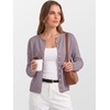image:imageANRABESS Women Button Down Long Sleeve Roll Neck Cardigan SweaterNutmeg