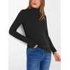 image:imageANRABESS Womens Long Sleeve Turtleneck Shirts Fall Ribbed Fitted TopsBlack