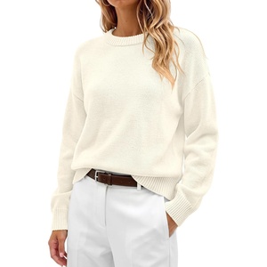image:imageANRABESS Oversized Sweaters for Women Fall Wool Blend PulloverCream