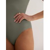 image:imageANRABESS Bodysuits for Women Summer Short Sleeve Scoop Neck TopsArmy Green