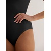 image:imageANRABESS Bodysuits for Women Summer Short Sleeve Scoop Neck TopsBlack