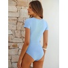 image:imageANRABESS Bodysuits for Women Summer Short Sleeve Scoop Neck TopsSky Blue