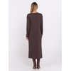image:imageANRABESS Long Sleeve Midi Dresses for Women Fall T Shirt DressCoffee