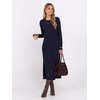 image:imageANRABESS Long Sleeve Midi Dresses for Women Fall T Shirt DressNavy Blue