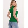 image:imageANRABESS Mock Neck Tank Tops for Women Ribbed Slim Fit Sleeveless TopsGreen