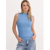 image:imageANRABESS Mock Neck Tank Tops for Women Ribbed Slim Fit Sleeveless TopsLight Blue