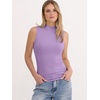 image:imageANRABESS Mock Neck Tank Tops for Women Ribbed Slim Fit Sleeveless TopsLight Purple