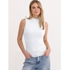 image:imageANRABESS Mock Neck Tank Tops for Women Ribbed Slim Fit Sleeveless TopsWhite