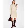 image:imageANRABESS Sweater Dress for Women Fall Oversized Mock Neck Long Sleeve DressApricot