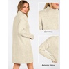 image:imageANRABESS Sweater Dress for Women Fall Oversized Mock Neck Long Sleeve DressApricot