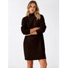 image:imageANRABESS Sweater Dress for Women Fall Oversized Mock Neck Long Sleeve DressDark Coffee