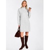 image:imageANRABESS Sweater Dress for Women Fall Oversized Mock Neck Long Sleeve DressLight Grey