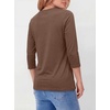 image:imageANRABESS Womens 34 Sleeve Top Wrinkle Free Summer Fall Casual T ShirtsCoffee